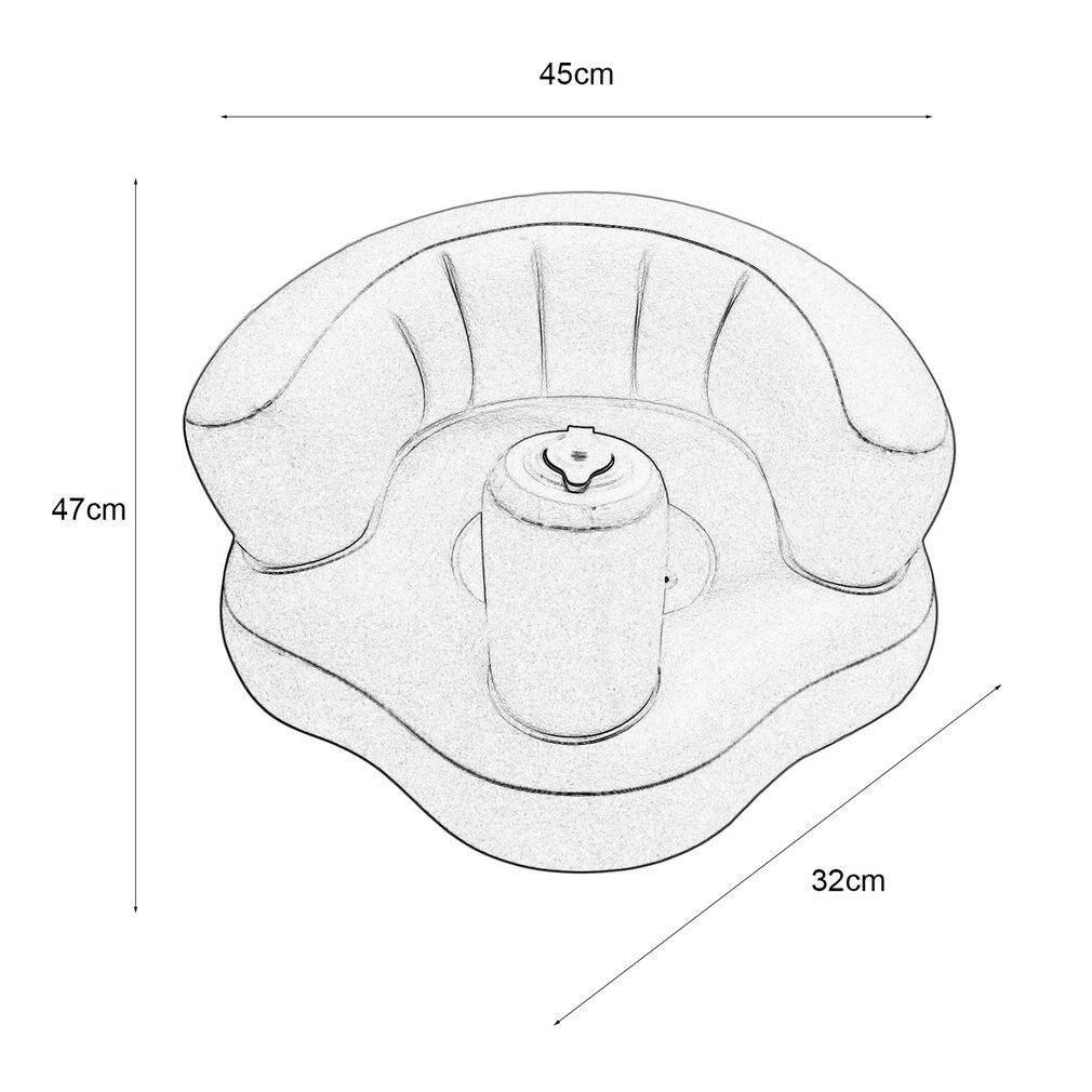 drôle gonflable bébé enfant enfants canapé élargi épaissi confortable Portable bébé apprendre siège canapé chaise