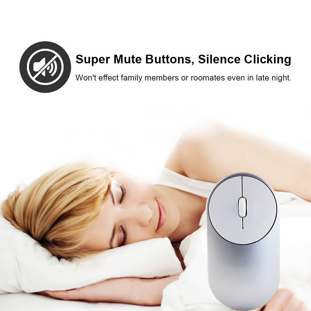 Kabellose, ergonomische, leise optische usb-maus mit 1200 dpi, handballenauflage für notebooks und laptops