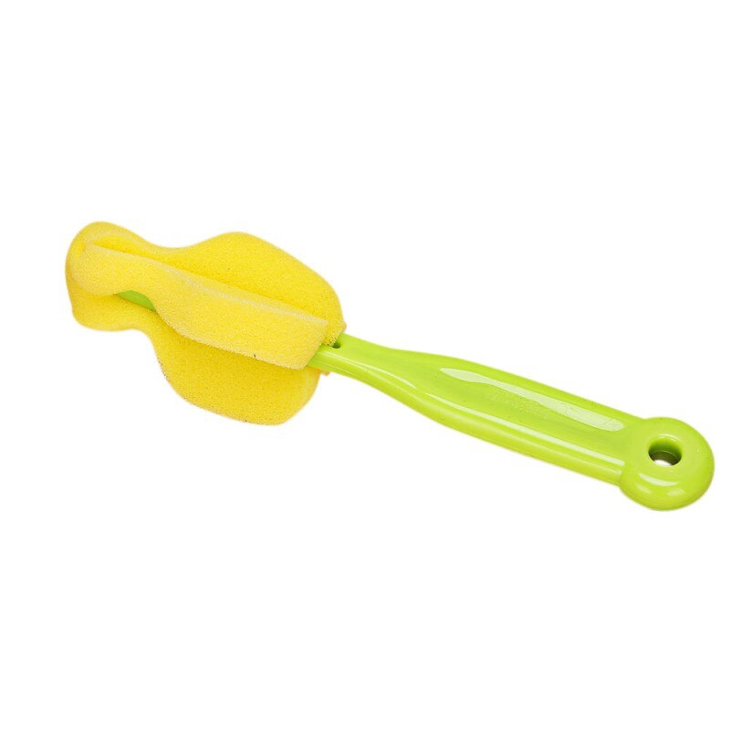 Baby Bottle Brush Bottle Cleaning Brush 360 Degree Sponge Cleaner Cup Bottle Brushes 5 Colors: YTM1613GG