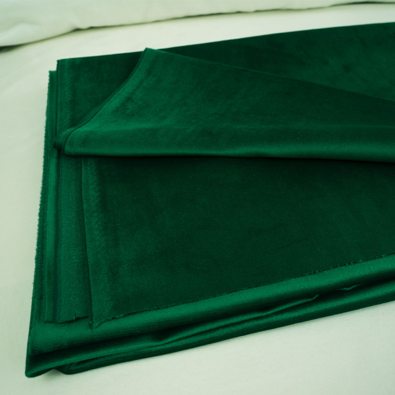 Nappe en velours de soie de 280CM de large, pour rideau de Table, coussin, coussin, rouge bleu marron vert rose violet: Luxury Green