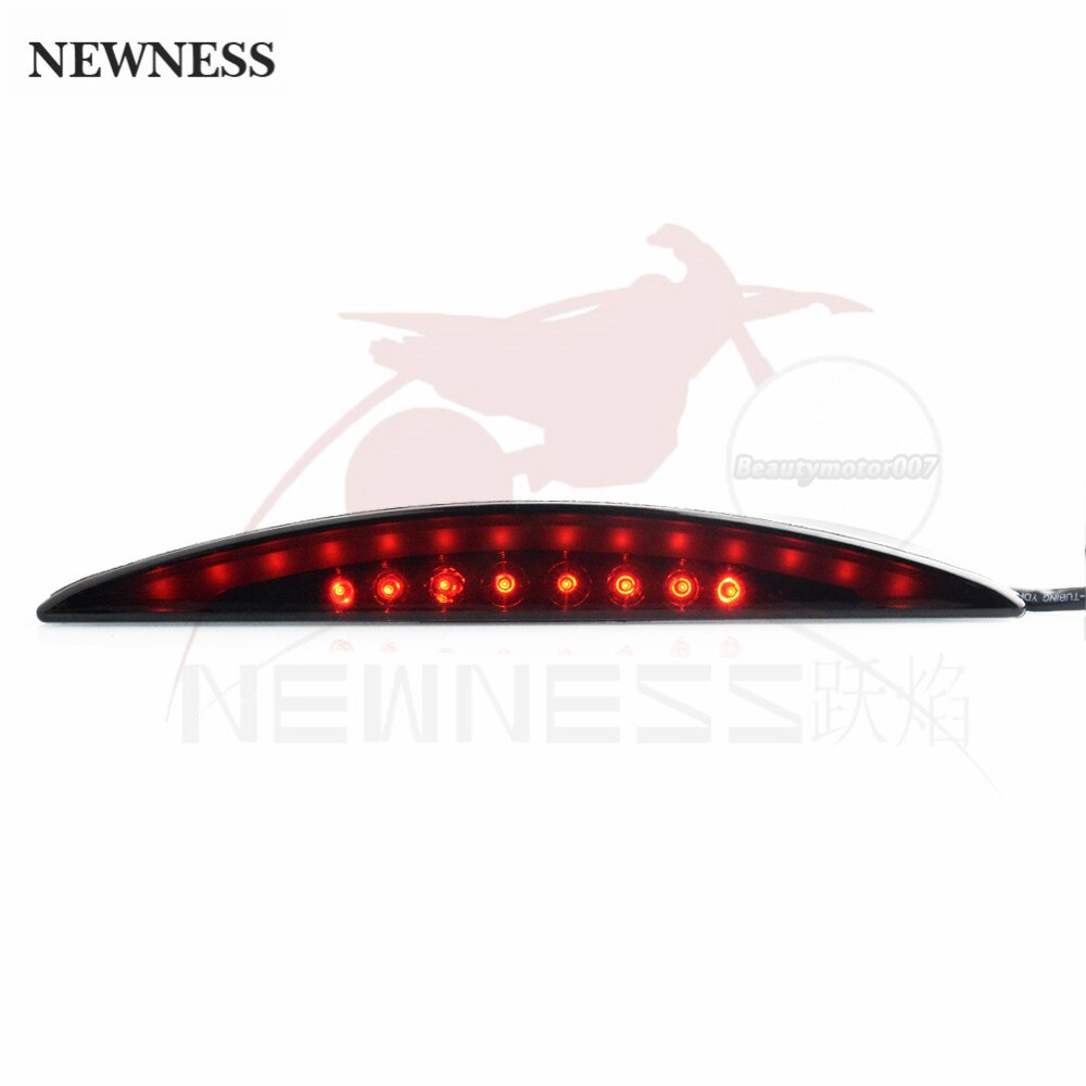 Led Rem Achterlicht Achterspatbord Tip Achterlicht Rood/Smoke Lens Voor Harley Fxsb Softail Breakout