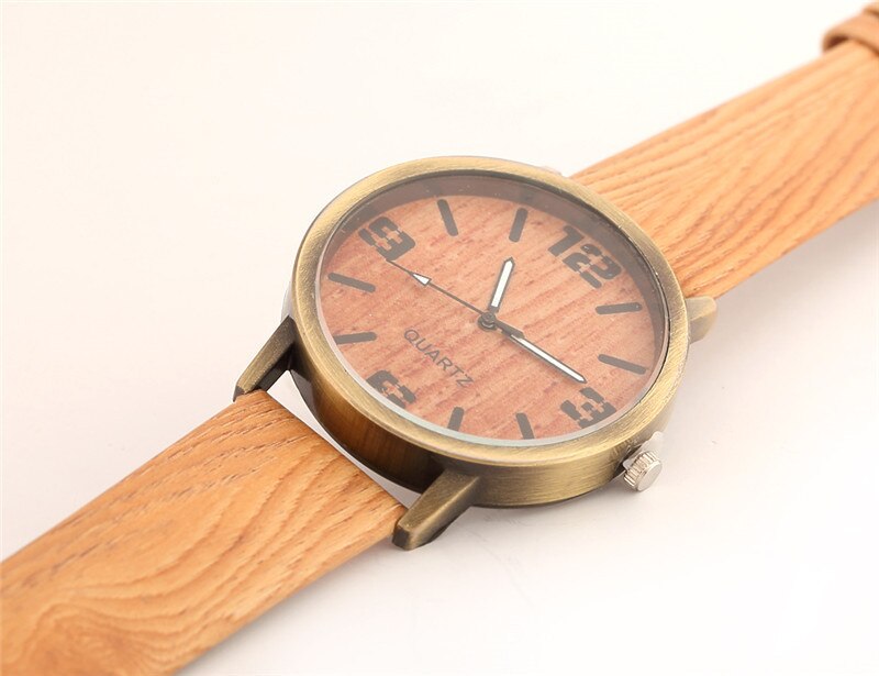 Mode creatieve vrouwen Houten horloges voor vrouwen meisje Dames Jurk Horloges Naties Quartz Horloge mannen Relogio masculino