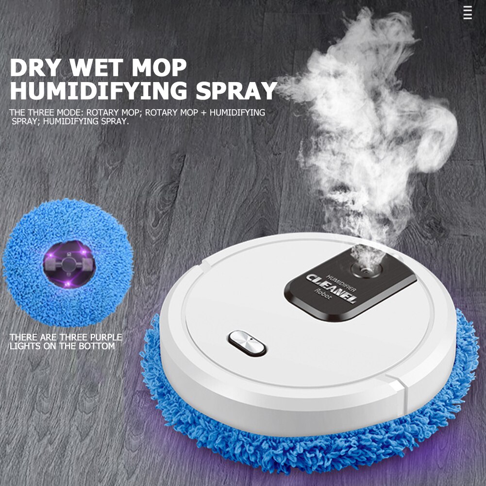 Household Charging Vacuum Cleaner Rotary Mopping Machine Humidifying Spray Intelligent Sweeping robot пылесос робот напольный