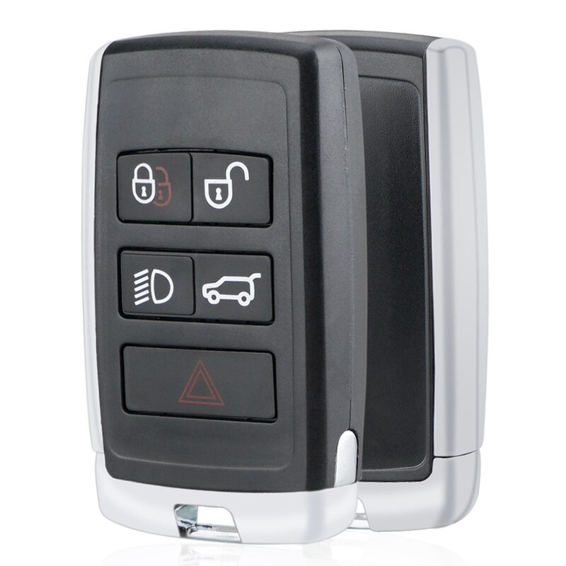 Auto Slimme Afstandsbediening Sleutel 5 Button Key Shell Case Fit Voor Jaguar F-Tempo F-Type Xe Xf xj