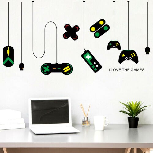 Gamer PVC Muurstickers Video Game Spelen DIY stick... – Grandado