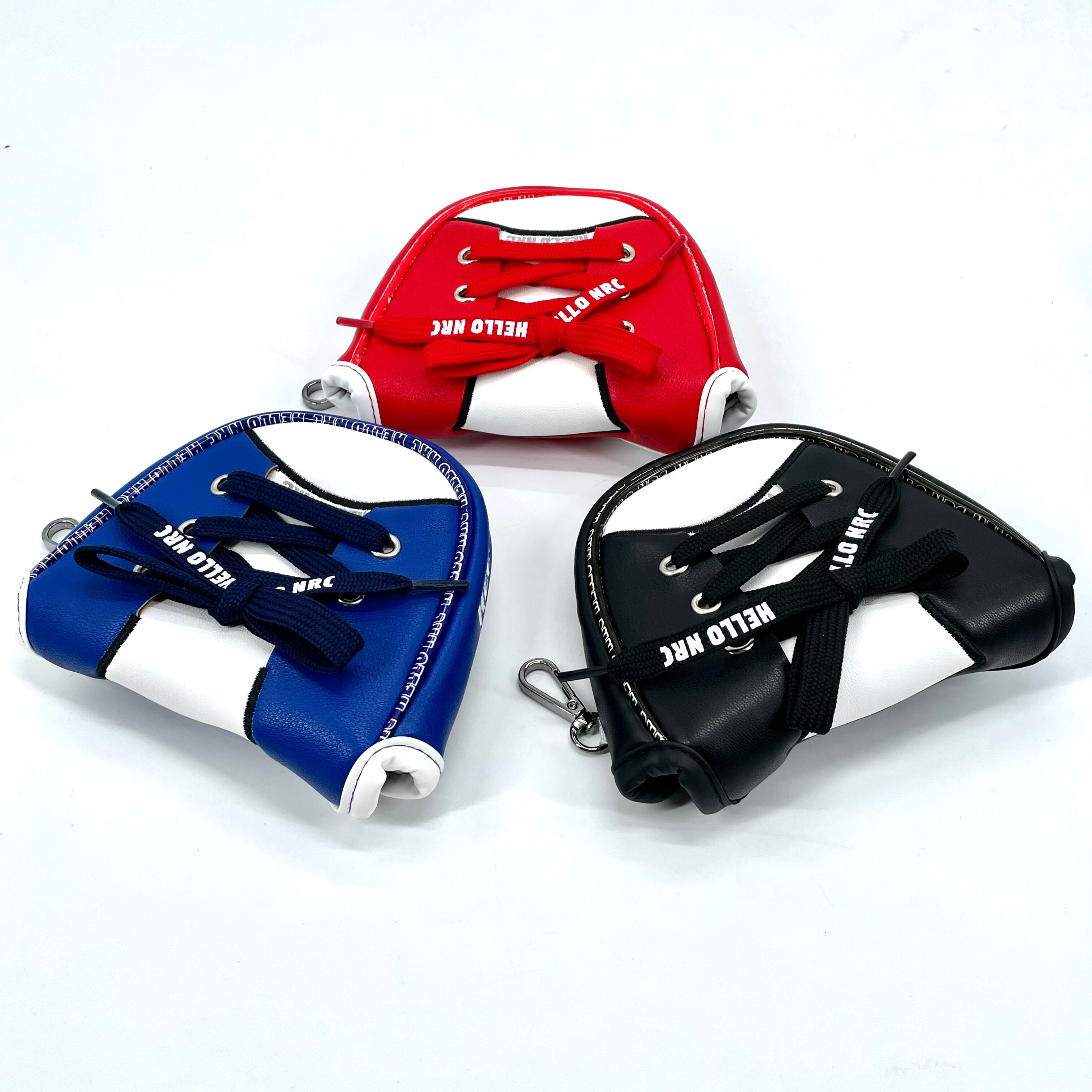 neue Golf Verein Hammer Putter Abdeckung Geschlossen Magnet PU Leder verrotten Blau Schwarz Schuh Stile Neuheit Trend .