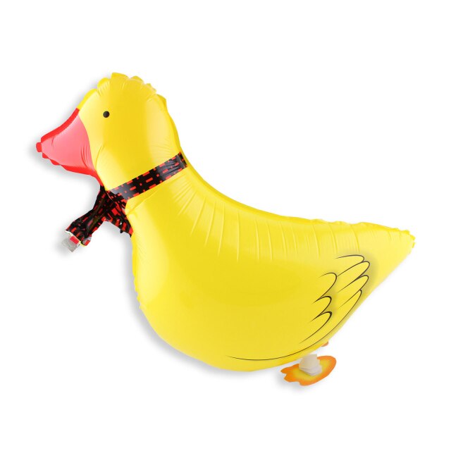 10 stks Lopen Opblaasbare Eend Pet Gele Eend Kwakzalver Heliumballon