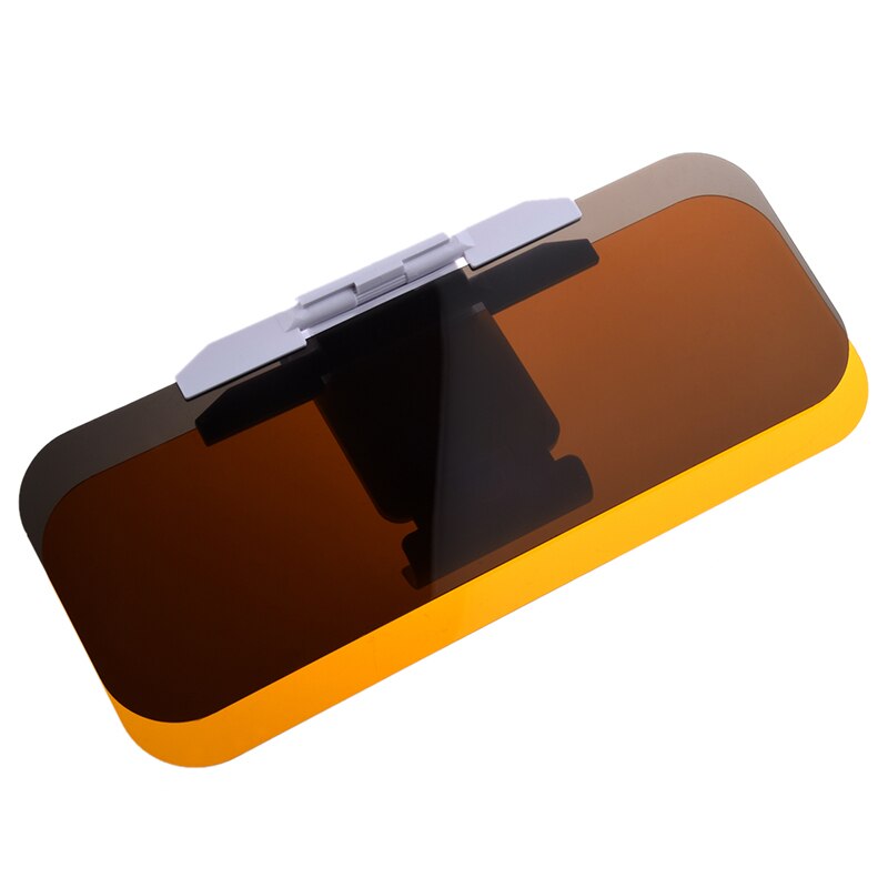 Clear Yellow No Glare Flip out Sun Visor Extender for Car Auto