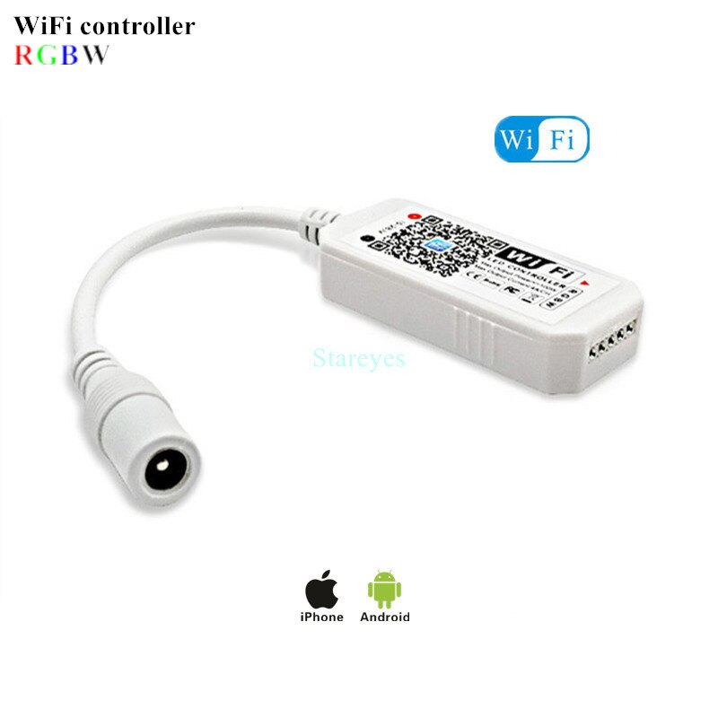 Magic Home WiFi télécommande sans fil variateur DC5V 12V 24V couleur unique RGB RGBW télécommande Alex Tuya contrôle pour bande LED: Rose