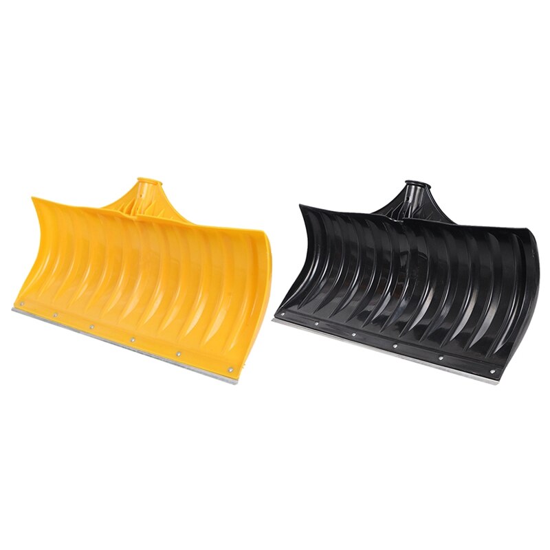 Pala de nieve de empuje para invierno, herramienta de eliminación de pala de nieve gruesa multifuncional de acero al manganeso grande