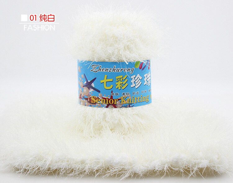 Mylb 1 bolde= 50g pelsgarn nøgle ultra blød koral farverig fleece baby varm garn strikning: Farve 1