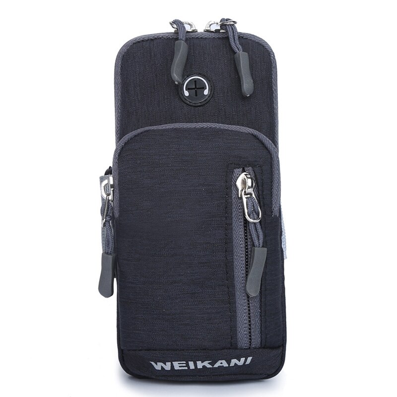 Waterproof Sports Mobile Phone Arm Bag Sweat Proof Running Cycling Cell Phone Pouch Case Fitness Gadget Holder Pocket: For 4.0 to 5.5 Inch / Black