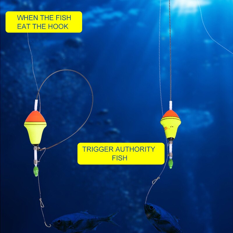 Portátil EVA automática carpa pesca Float accesorios de pesca mar monstruo rápido artefacto pesquero boya corcho de pesca conjunto de dispositivos