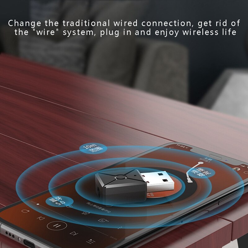 Usb Bluetooth 5.0 Draadloze O Zenden En Ontvangen 2 In 1 Adapter Tv Computer Auto Bluetooth Stok