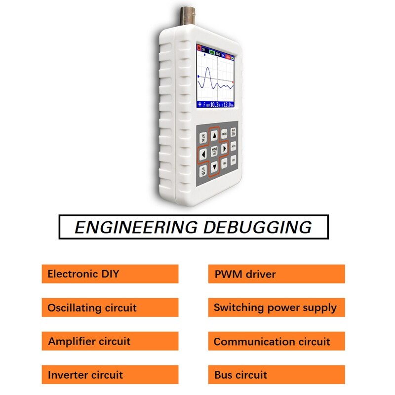 DSO FNIRSI PRO Digital Oscilloscope 5M Bandwidth 20Msps Sampling Rate Handheld Portable Oscilloscope For Auto Repair