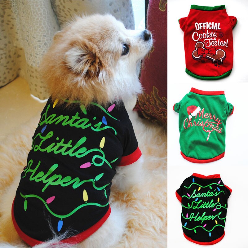 Christmas Dog Clothes For Small Dog Pet Xmas Costumes Winter Coat Clothing Cute Puppy Outfit For Dog Plus Sizes Para Perro