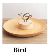 Bricolage artisanat en bois original bois fer pince porte-notes porte-cartes de visite décoration de la maison bricolage accessoire fait main: Oiseau