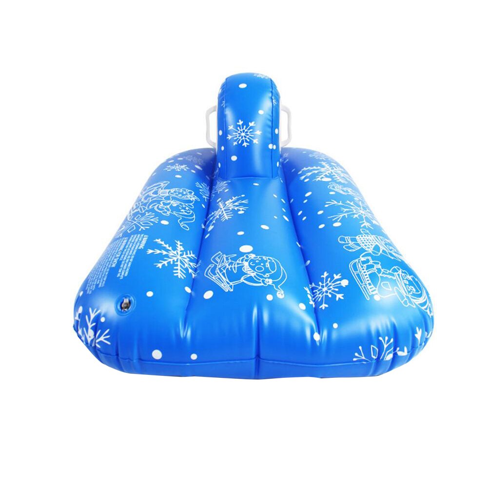 Inflatable PVC Snowboard Anti Scratch Sports Sled Cold Resistant With Handle Adults Childern Thickened Snow Tube Outdoor Skiing