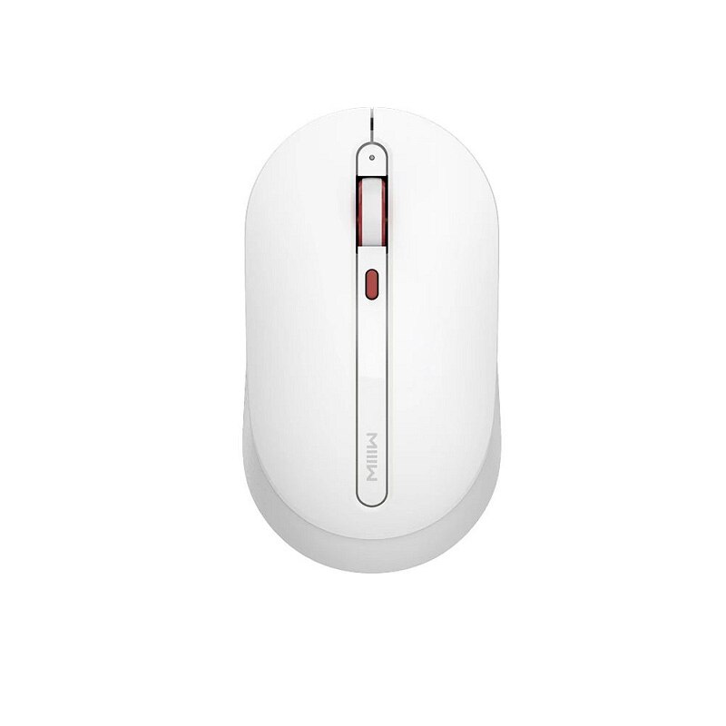 XIAOMI MIIIW USB Wireless Mouse 2.4GHz Connect Mute Button 3 Gear DPI Adjustment Optical for Laptop Notebook Office Gaming Mouse: white