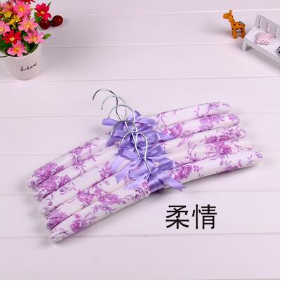 Sainwin-cintre en tissu polyester 10 pièces/lot 38cm | Porte-vêtements en éponge, cintres antidérapants pour vêtements, cintres de placards: 16