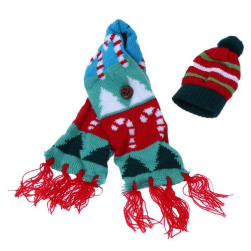 Kerst Wijnfles Covers Kerstman Tafel Party Decor Xmas Wrap Top Hoed Sjaal