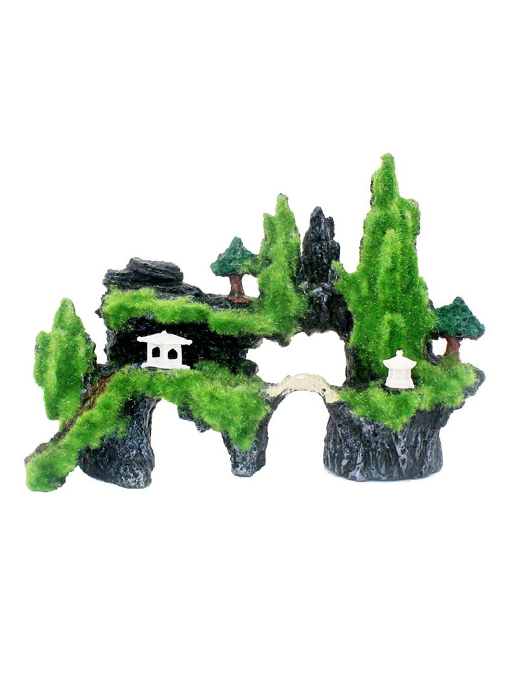 Aquarium Decoration Fish Shelter House Resin Crafts Fish Tank Decoration Fish Tank Supplies Tank Decor: big Rockery Decor