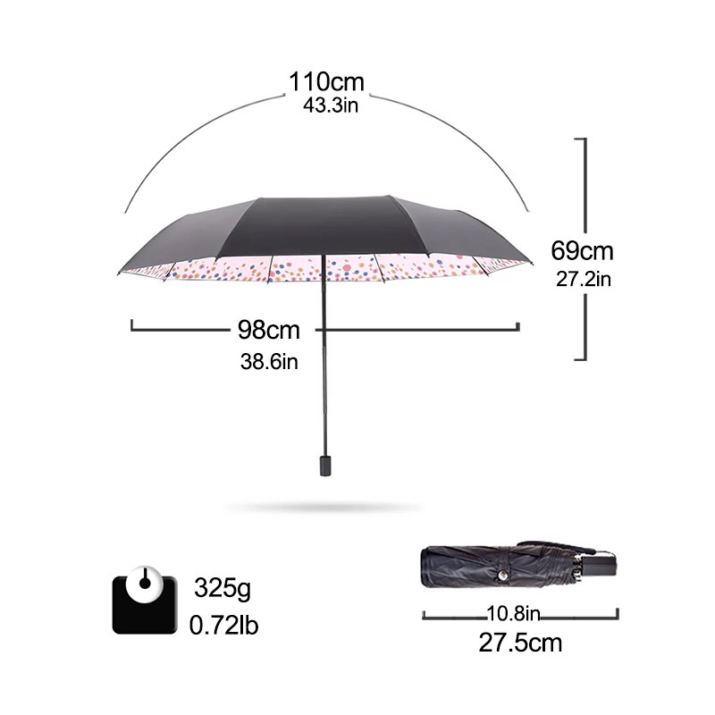 Mærke auti-uv paraply regn kvinder solsikke foldning parasol modish vindtæt parasoller pige stor kvindelig