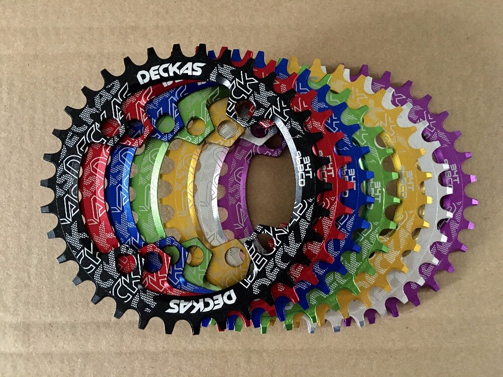 Deckas mountainbike kettingblad mtb crankstel aluminium 96 bcd 32t-38t 10 speed kettingblad crankstel fietsonderdelen