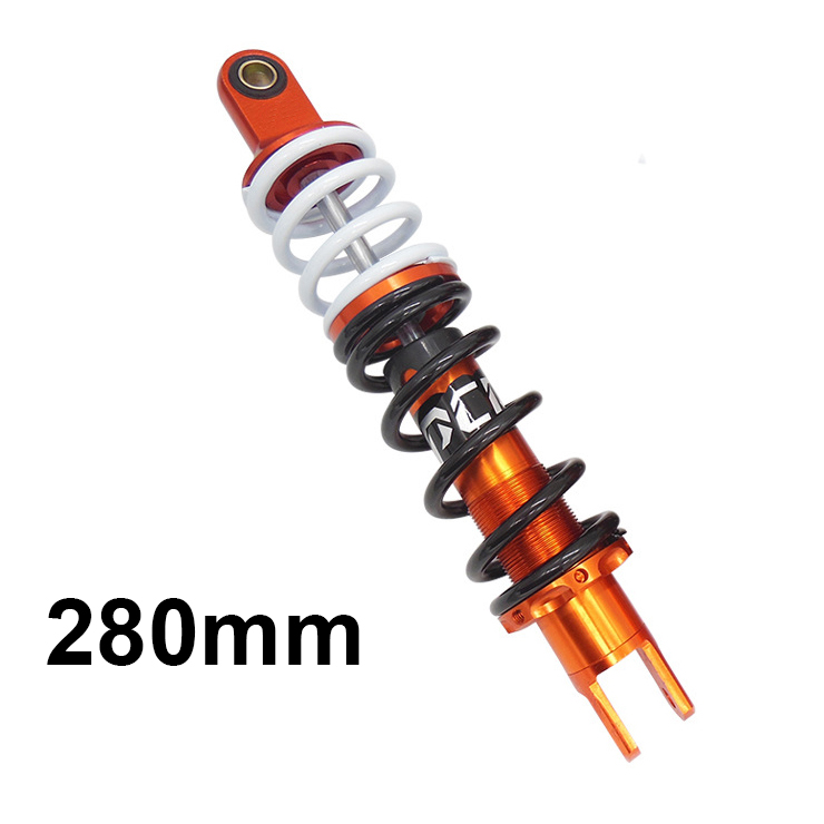 Amortiguador de aceite hidráulico de 280mm y 320mm, suspensión trasera de motocicleta, puntales de horquilla de rebote, amortiguadores de amortiguación, resorte doble