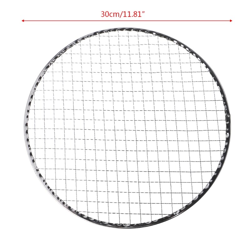 Disposable BBQ Barbecue Grill Basket Mesh Wire Net Meat Fish Vegetable Tool B85C