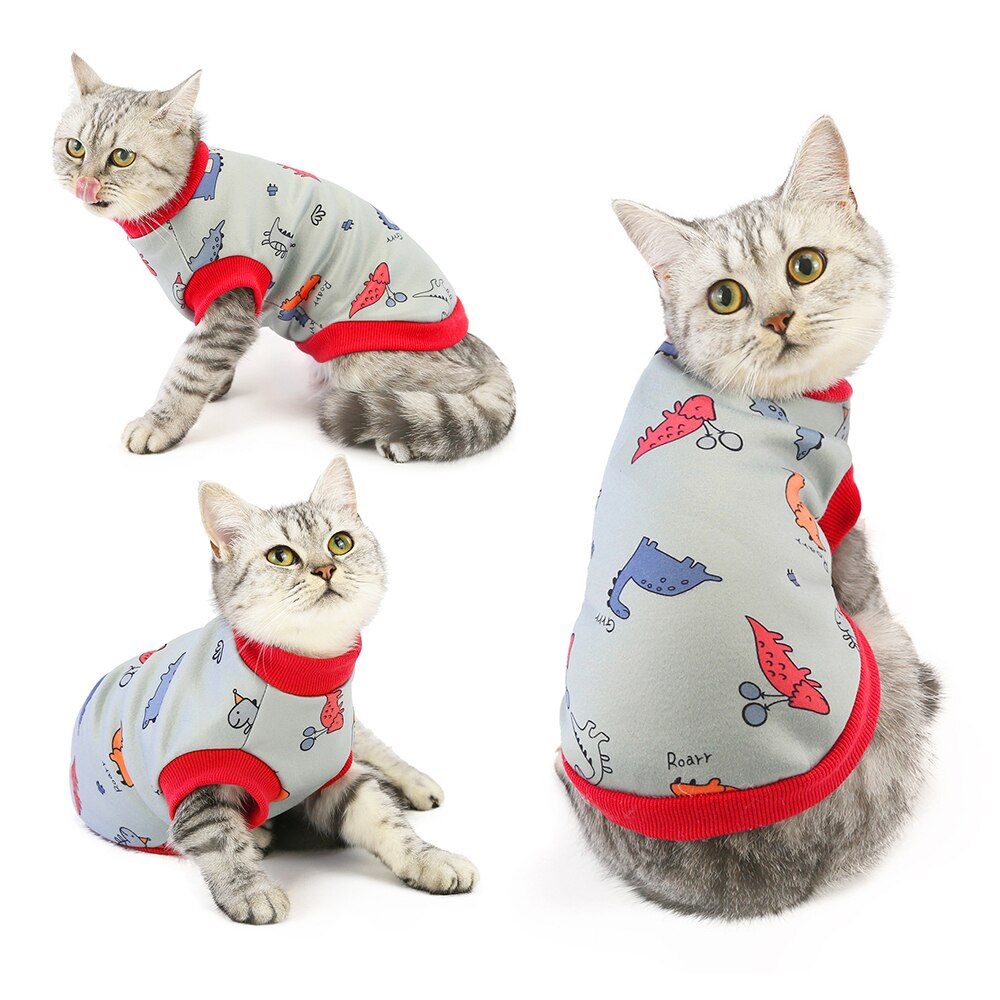Bonito imprimir pequeno cão casaco inverno quente roupas para animais de estimação para chihuahua shih tzu moletom filhote de cachorro gato pulôver cães animais de estimação roupas
