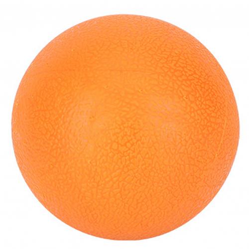 Fitness Round Massage Ball TPE Rubber Yoga Ball Relaxation Self Massage Thoracic Spine Upper Back Neck Scapula Massager: Orange