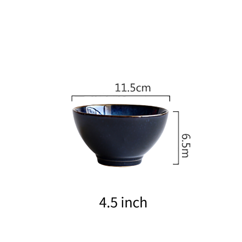 Porcelana cerâmica de alta qualidade colher arroz placa redonda lanches comida ocidental jantar prato copo água talheres conjunto: Bowl