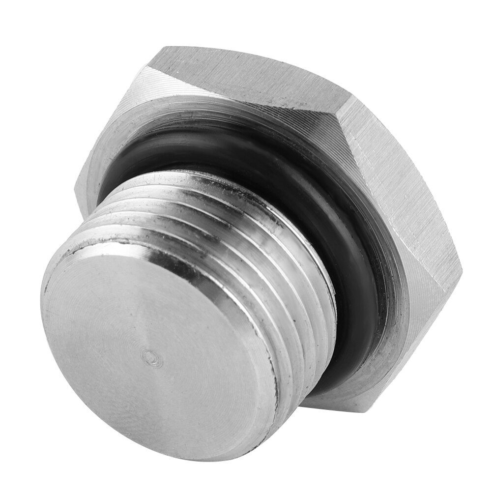 M18 Exhaust Pipe Oxygen Sensor Plug Aluminum Alloy Bung Stub Universal Parts Oxygen Sensor Oxygen Sensor Adapter