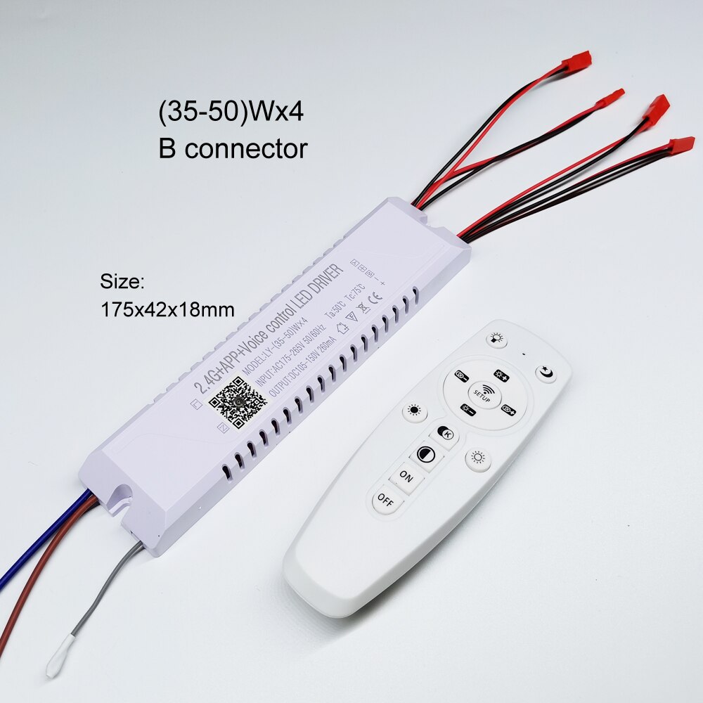 Led Reparatie Onderdelen (35-50W) X4 (40-72W)x4 2.G Intelligente Led Driver Werken Met Dual Kleuren Led Strips &amp; Bars In Kroonluchters Etc.: LY-(35-50W)x4 B