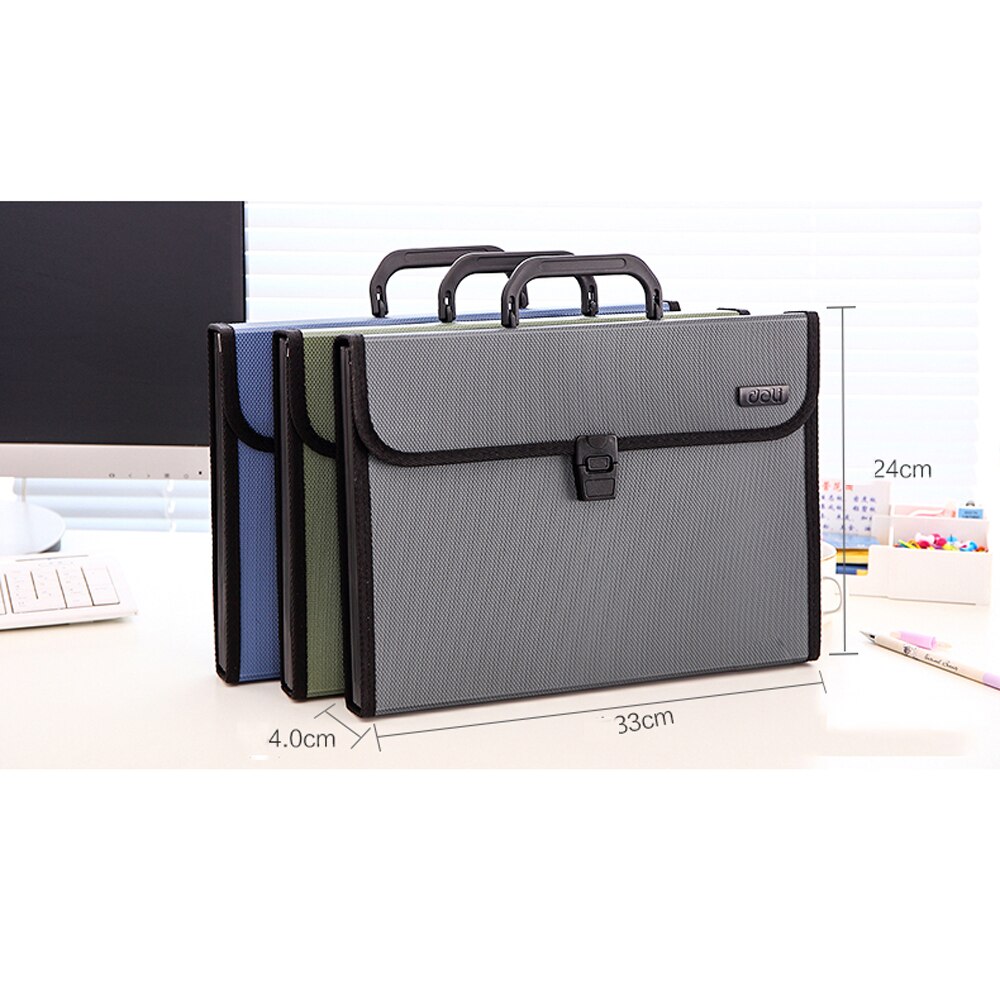 1 Pc/Lot Plastic A4 File Folder & File Case & Expanding Wallet for School Stationery & Office Supply