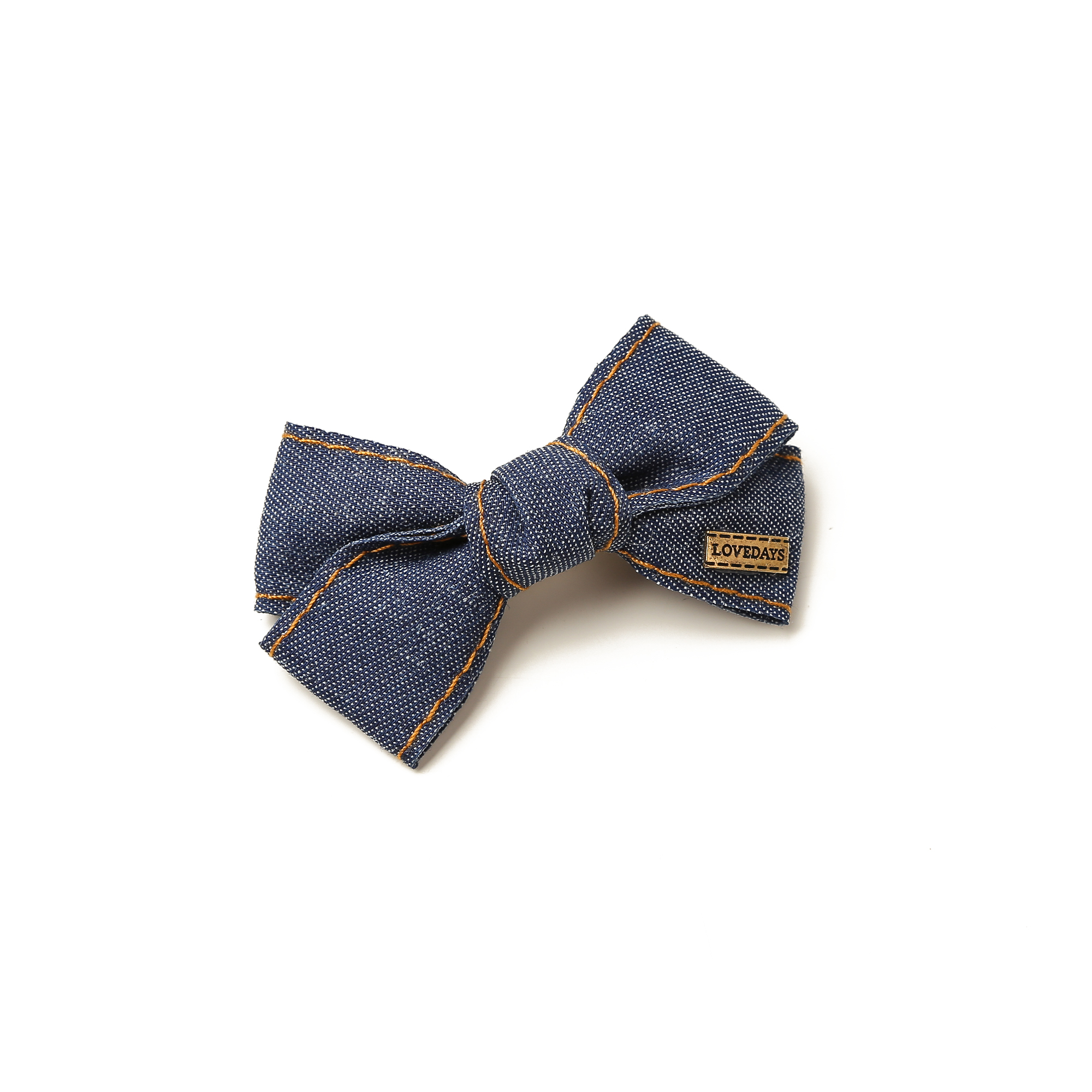 Denim Hair Clip Hairpins French Barrettes Clip Cool Girls Korean Handcraft Style Hair Accessories for Girls: Red