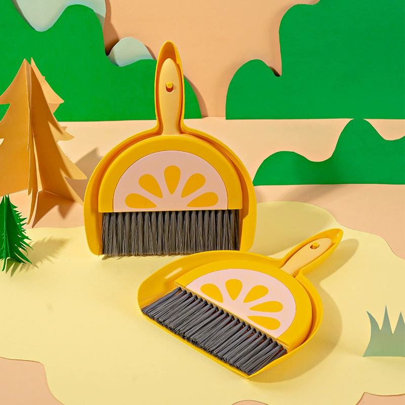 1pc mini koster og feiebrett sett kost feiebrett børste skrivebord rengjøring rengjøring søppel spade for hjemmet stue bord camping