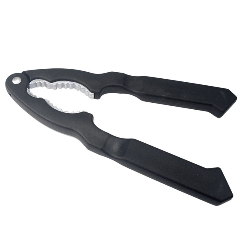 Multifonction en plastique casse-noisette Melon graine pince pince pistache graines éplucheur noyer pin décortiqueur ouvreur écrou craquelin pince: C black