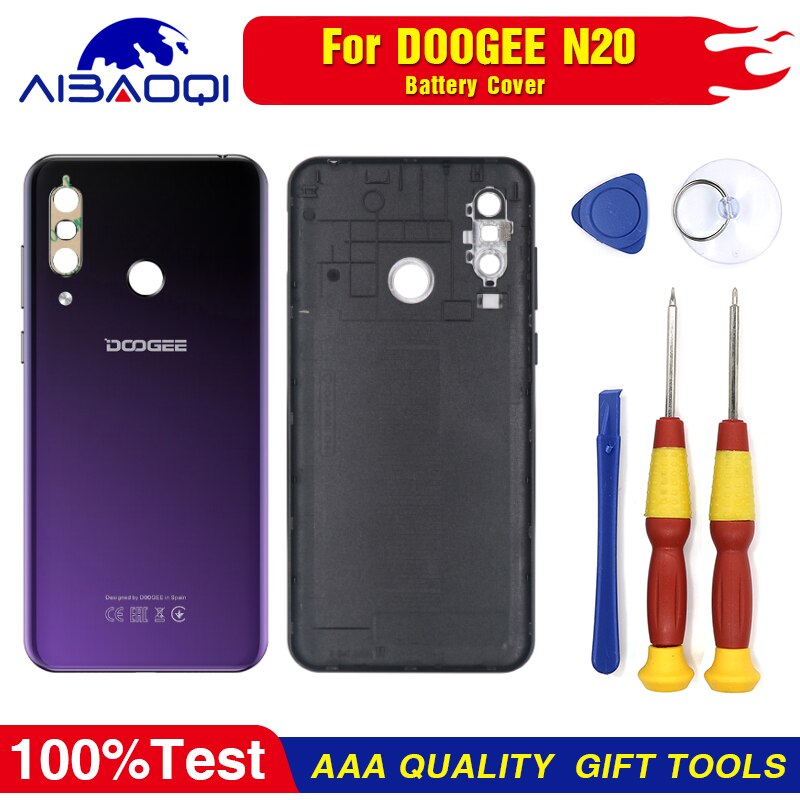 Neue Original Touchscreen LCD Display Für DOOGEE N20 Y9 Plus Mit Rahmen Ersatz Teile + Zerlegen Werkzeug + 3M Klebstoff: Purple Battery Case