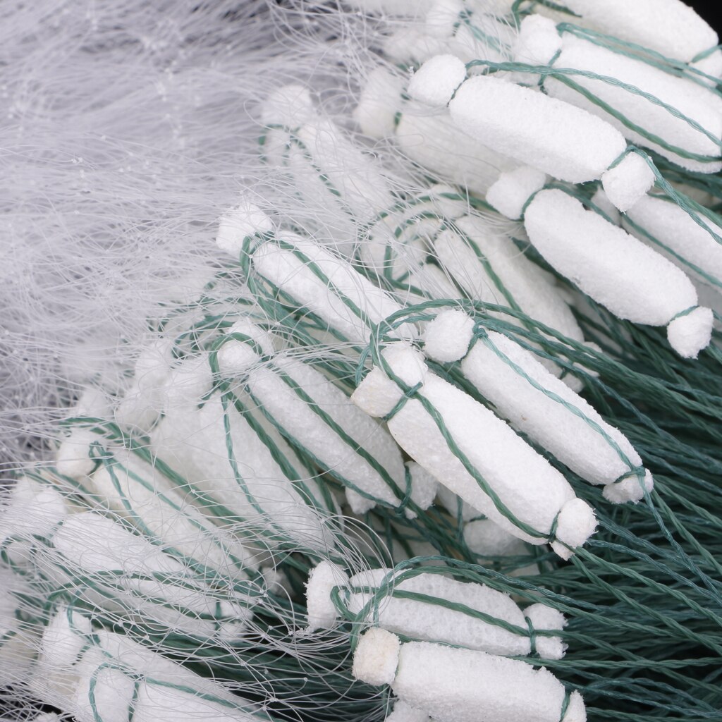 20m x 1.0m Sticky Net Polyethylene Monofilament Fishing Fish Gill Net with Mesh Trap Float Hole Replacement Tackles