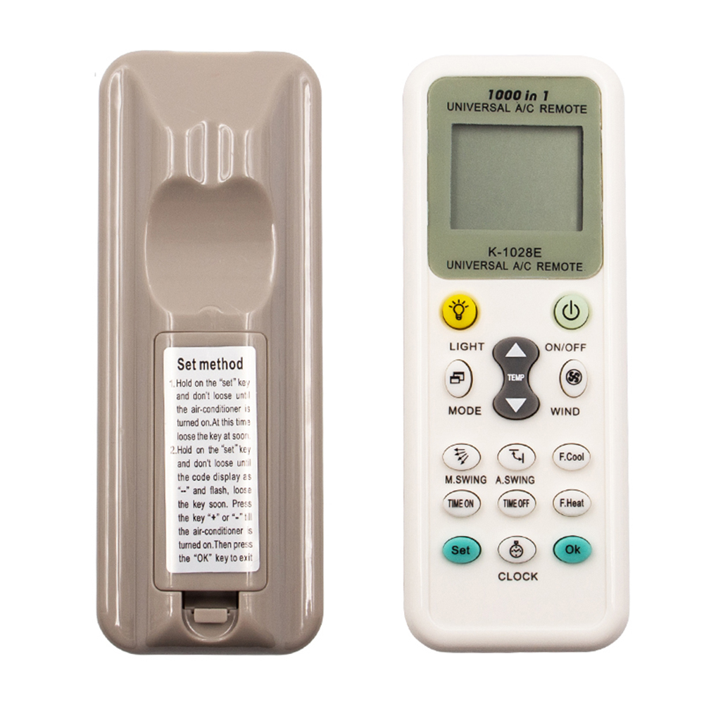 1000 in 1 universal AC LCD remote control K-1028E for air conditioner Low Power Consumption Remote Control Controller