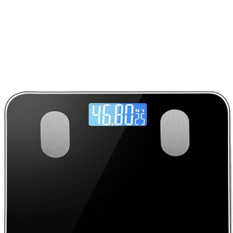 Balanza De Peso Digital y grasa corporal de 11X11 pulgadas, balanza de baño con Bluetooth de alta precisión, 400Lbs