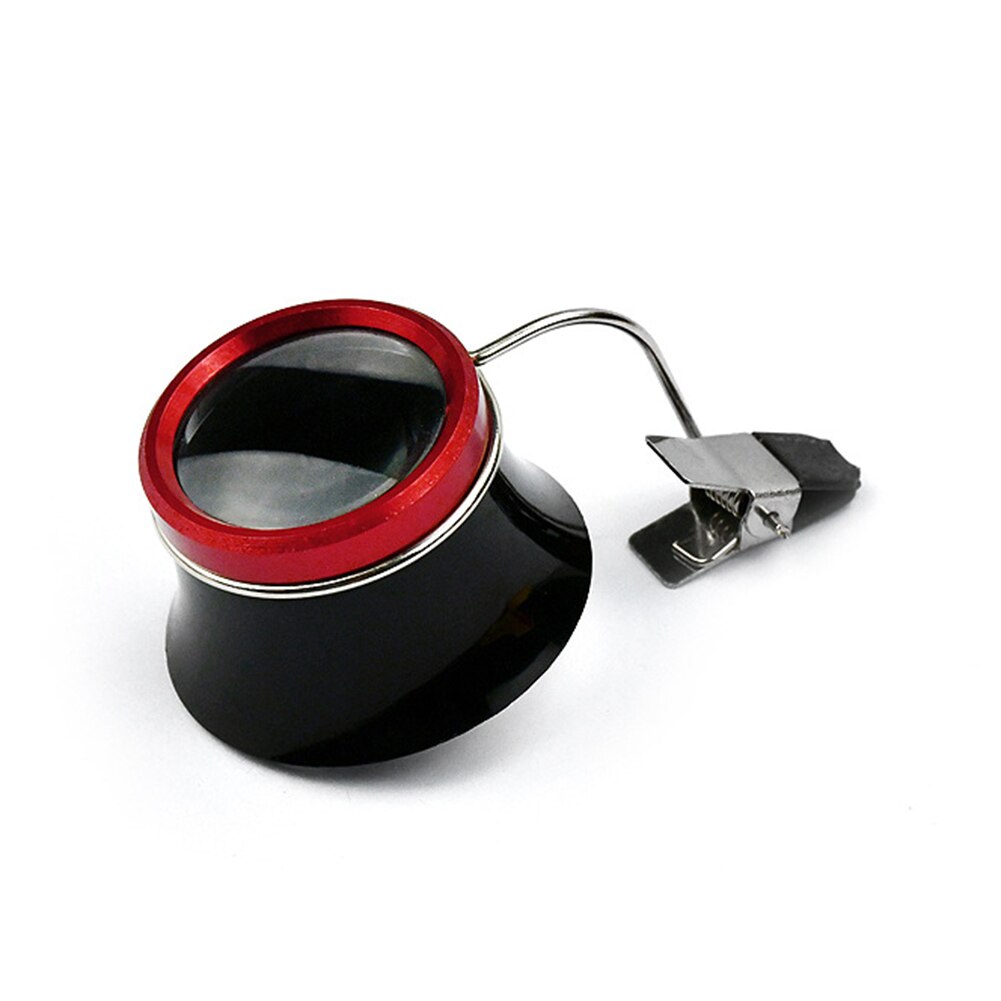Clip-Op Horlogemakers Horloge Vergrootglas 10x Sieraden Vergrootglas Eye Loep Lens Tool Slagvastheid Optische Instrument