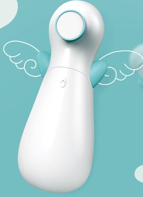 Elektrische Baby Nail Trimmer 35dB Stille Baby Nagelknipper Anti-Snuifje Manicure Set Automatische Pauze Bescherming Baby Veiligheid zorg: White