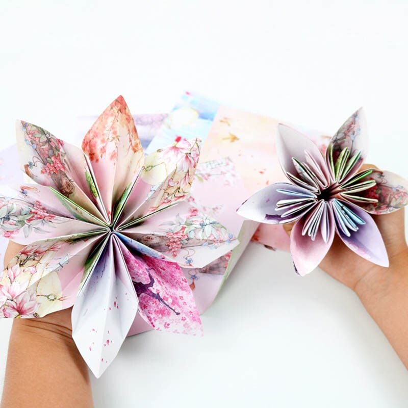 72Pcs/set 15*15cm Square Origami Paper Coloured Double Sided Kid DIY Handmade Folded Craft Scrapbooking Decor Arts Material