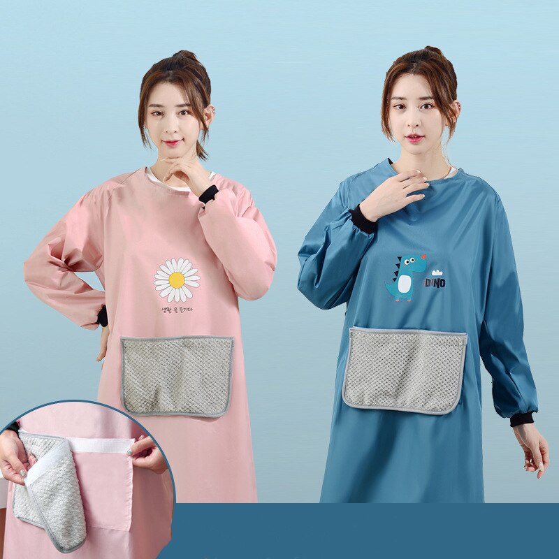 Kitchen Aprons for women Pet cleaning Apron Household Cleaning Bibs Restaurant Kitchen Cooking Baking Barbecue Overalls Bibs