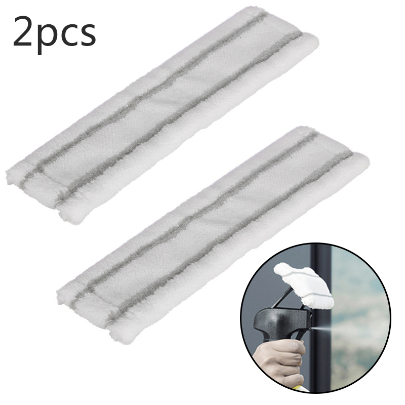 2Pcs Microvezel Mop Doeken Herbruikbare Voor Karcher WV1 WV50 WV75 Window Cleaning Machine Huishoudelijke Schoonmaakproducten