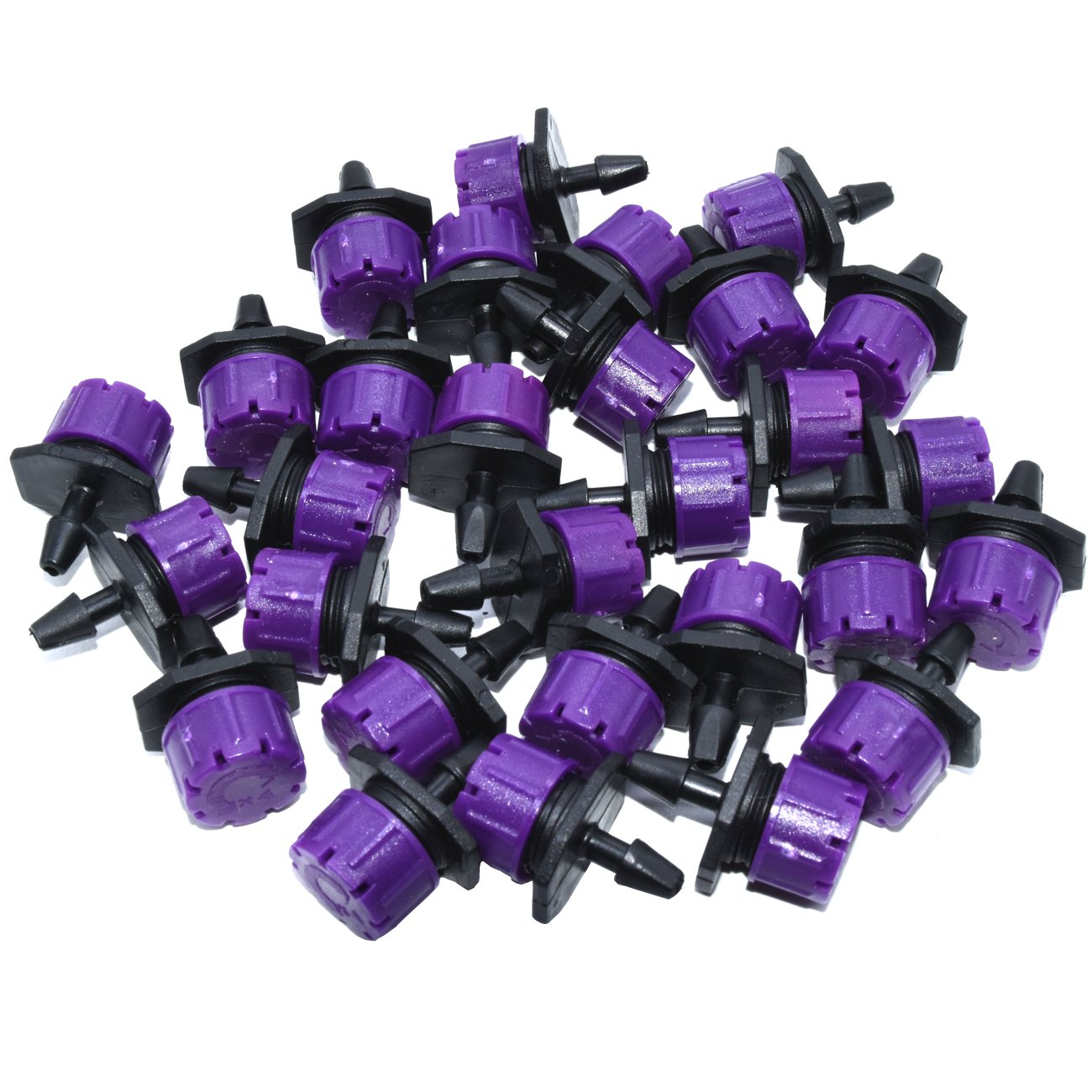Greenhouse 30-800PCS 4-Type Garden 1/4'' Adjustable Micro Nozzle Drip Irrigation System 4/7MM Watering Sprinkler Emitter Dripper
