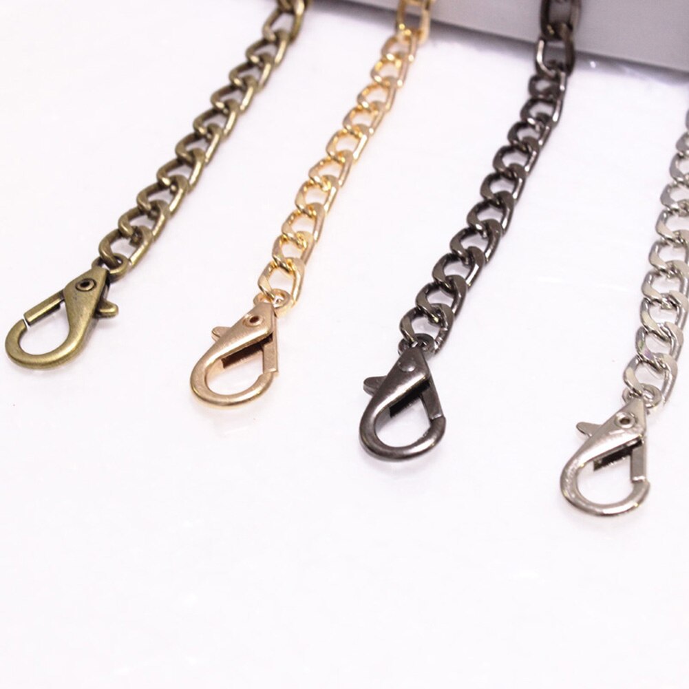 120cm Handbag Metal Chains For Bag DIY Purse Chain With Buckles Shoulder Bags straps for bags Handbag Handles bag strap